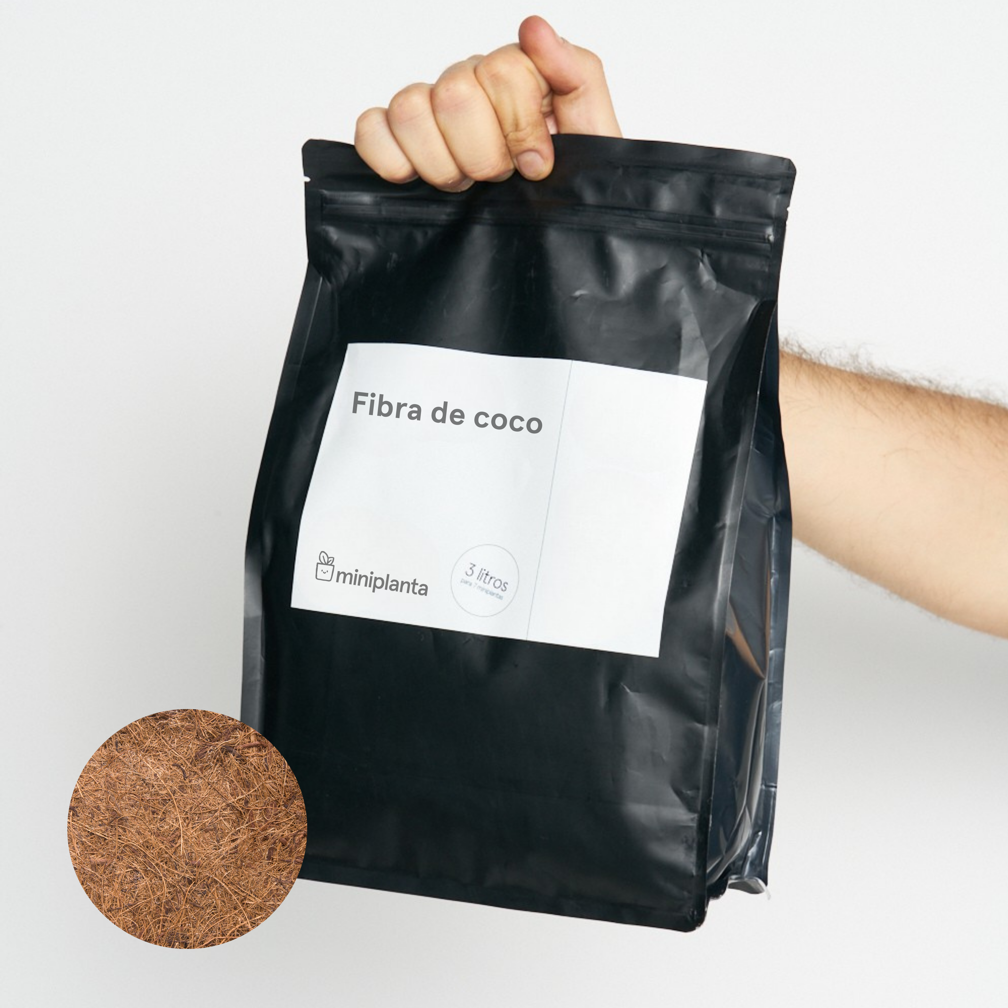 Fibra de coco Miniplanta 3L